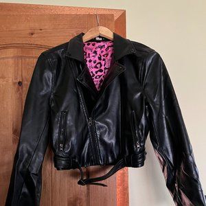 Rue 21 Black Pleather Jacket
